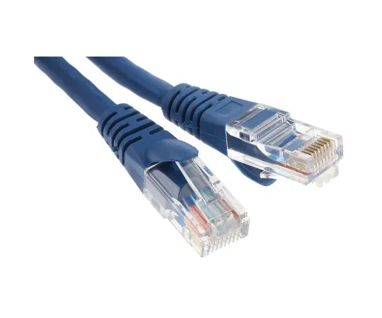 63-6702-83 RS PRO Blue LSZH Cat5e Cable U/UTP, 500mm Male RJ45/Male RJ45 Terminated 556-465