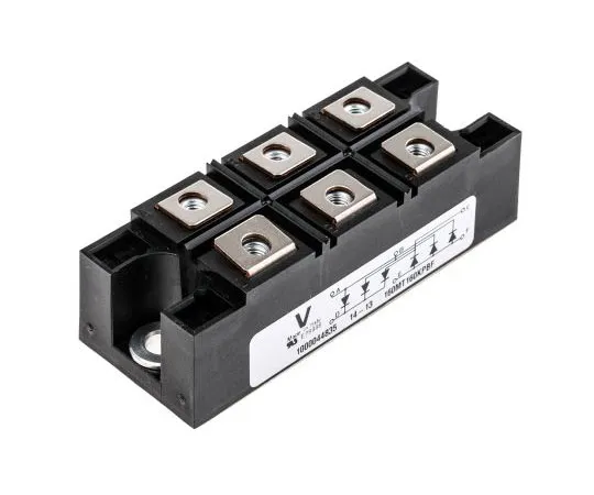 63-7353-65 Vishay VS-160MT160KPBF, 3-phase Bridge Rectifier Module, 200A 1600V, 6-Pin INT-A-PAK VS-160MT160KPBF