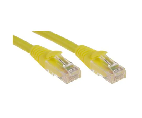 63-6703-34 RS PRO Yellow Cat6 Cable, U/UTP, Male RJ45/Male RJ45, Terminated, 5m 556-774