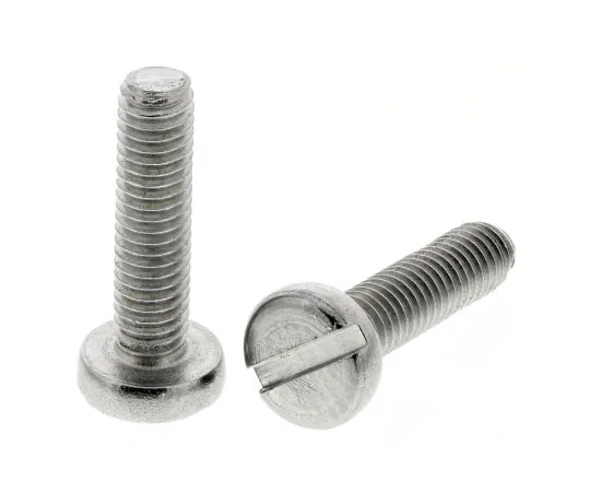63-6575-90 RS PRO, M3 Pan Head, 12mm Stainless Steel Slot A4 316 Plain 189-327