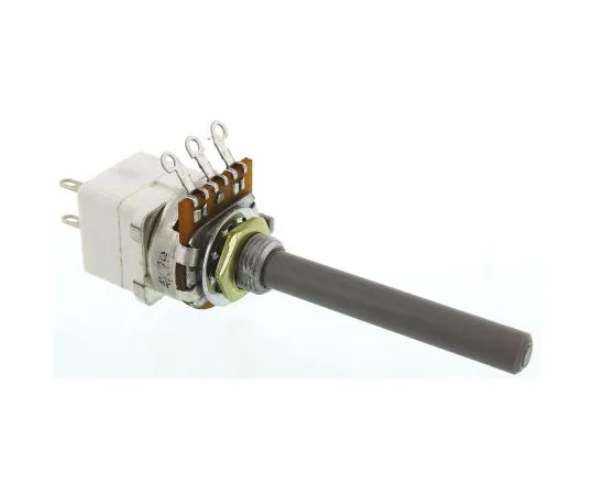 63-7355-22 TE Connectivity 1 Gang Rotary Carbon Potentiometer with a 6.35 mm Dia. Shaft, 4.7kΩ, ±20%, 0.4W, Linear 1624209-2 1624209-2
