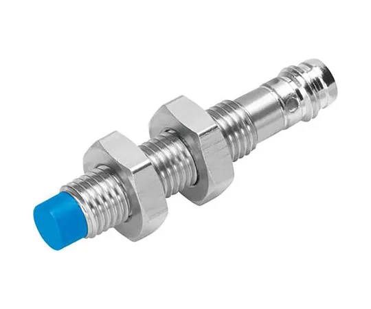 63-6997-72 Festo Inductive Sensor 2.5 mm Detection, M8 x 1, PNP-NO, 45mm Length, 10 → 30 V dc supply voltage SIEN-M8NB-PS-S-L