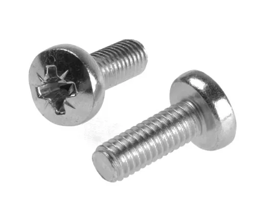 63-6701-91 RS PRO, M6 Pan Head, 16mm Steel Pozidriv Bright Zinc Plated 553-683