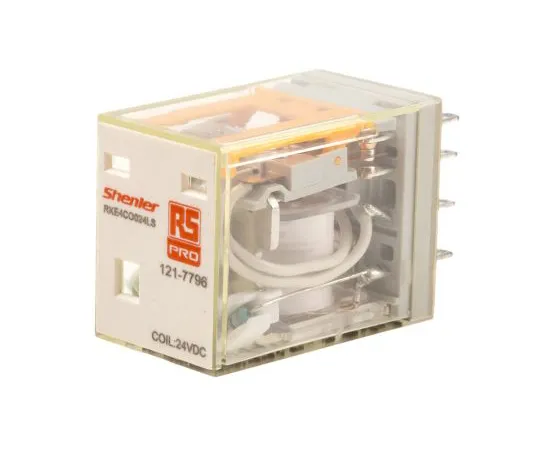 63-6808-86 RS PRO, 24V dc Coil Non-Latching Relay 4PDT, 5A Switching Current Plug In, 4 Pole 121-7796