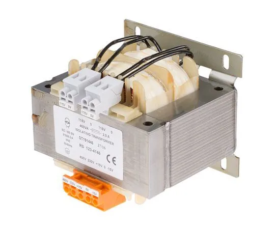 63-6890-90 RS PRO 400VA Isolation Transformer, 15 → 400V ac Primary, 115V ac Secondary 123-4146