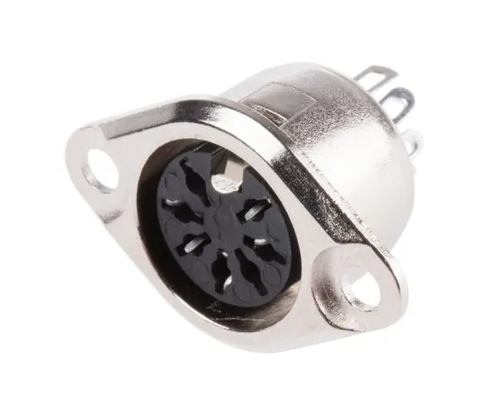63-6674-47 RS PRO 7 Pole Din Socket, 1A, 100 V ac, Push Lock 491-099