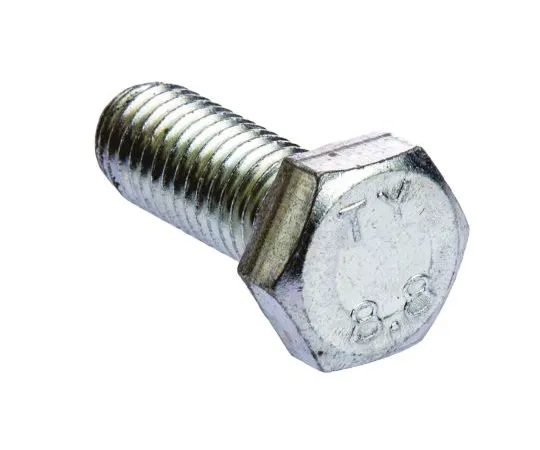63-6697-13 Clear Passivated, Zinc Steel Hex M12 x 30mm Set Screw 530-179