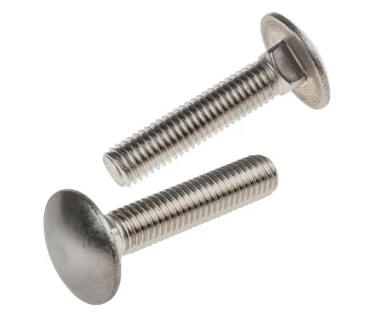 63-6833-60 Plain Stainless Steel Coach Bolt, M8 x 40mm 122-4428