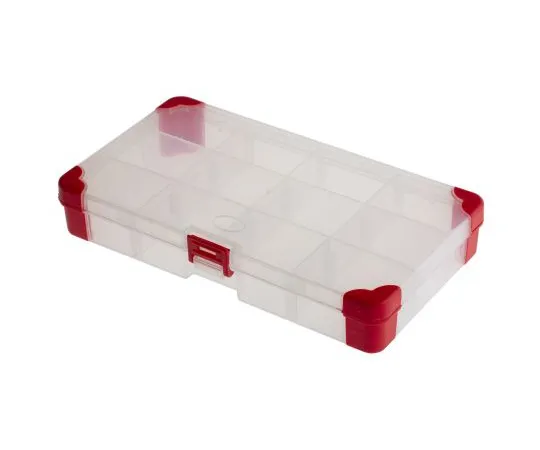 63-6951-10 RS PRO Transparent Polypropylene No Compartment Box, 30mm x 200mm x 110mm 124-6590