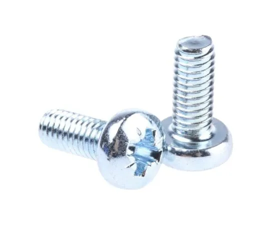 63-6579-59 RS PRO, M4 Pan Head, 10mm Steel Pozidriv Bright Zinc Plated 198-330