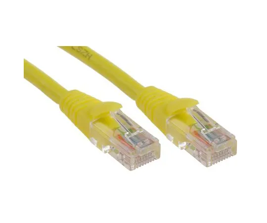 63-6703-45 RS PRO Yellow LSZH Cat5e Cable U/UTP, 10m Male RJ45/Male RJ45 Terminated 556-831