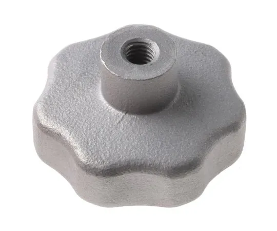 63-6667-02 RS PRO Silver Multiple Lobes Clamping Knob, M6 478-630
