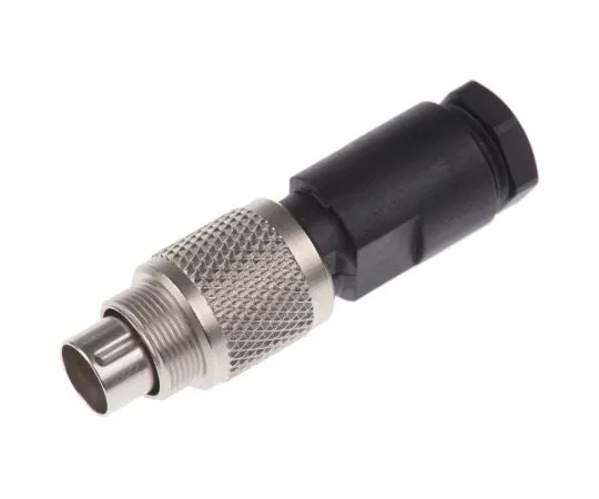 63-7019-09 Binder 712 Series M9 Cable Mount Connector, 2 contacts Plug 99-0401-00-02