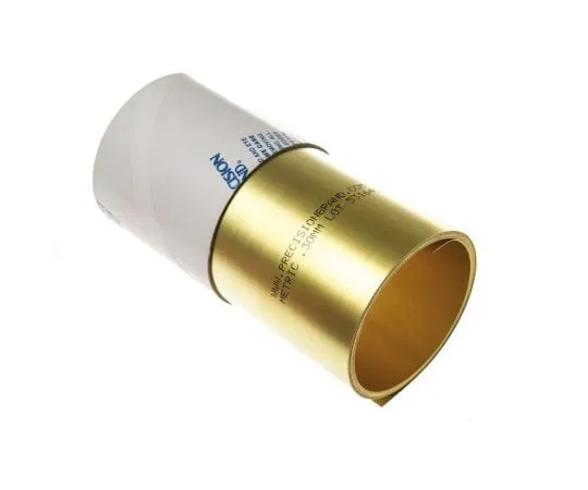 63-6691-90 Brass Shim, 2.5m x 150mm x 0.3mm 518-712