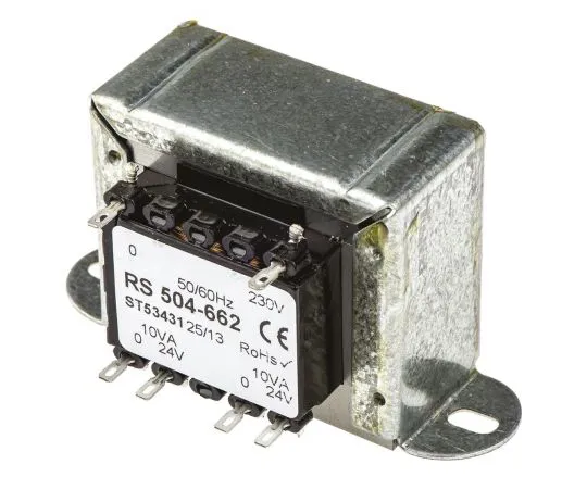 63-6680-66 RS PRO 20VA 2 Output Chassis Mounting Transformer, 24V ac 504-662