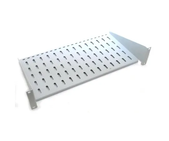63-6696-52 RS PRO Grey Adjustable Shelf 2U, 250mm x 483mm 529-003