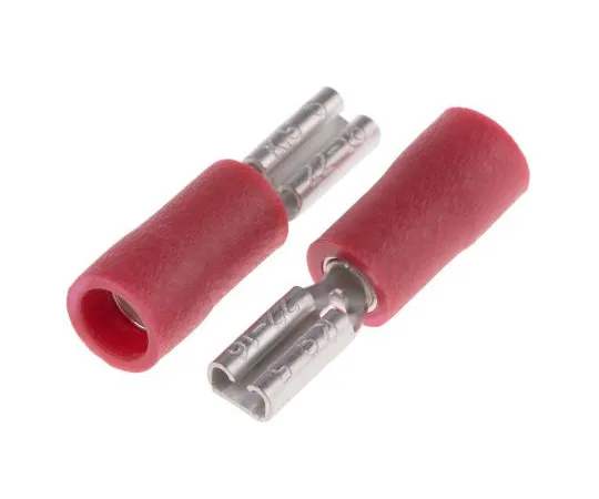 63-6977-60 RS Pro Red Insulated Crimp Receptacle, 2.8 x 0.5mm, 0.5mm² to 1.5mm², 22AWG to 16AWG, Tin Plated 125-1944
