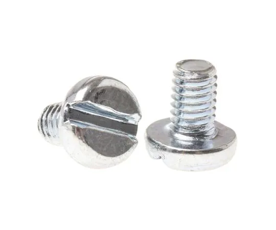 63-6705-66 RS PRO, M4 Pan Head, 6mm Steel Slot Bright Zinc Plated 560-849