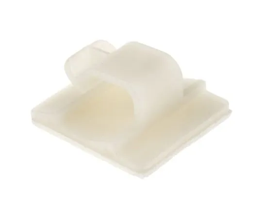 63-6634-54 RS PRO Cable Clip Natural Self Adhesive Nylon Cable Clip, 7.11mm Max. Bundle 404-433