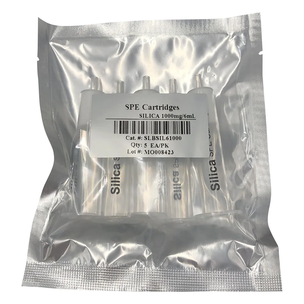 4-3045-03　［Discontinued］Solid-phase Extraction Column (Silica Gel-based Silica) 1000 mg/6 mL 30pcs　SI-1000-6