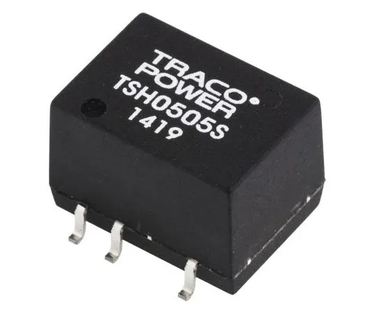 63-7350-60 TRACOPOWER TSH 2W Isolated DC-DC Converter Surface Mount, Voltage in 4.5 → 5.5 V dc, Voltage out 5V dc TSH 0505S