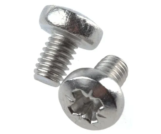 63-6696-36 RS PRO, M4 Pan Head, 6mm Stainless Steel Pozidriv A2 304 Plain 528-801