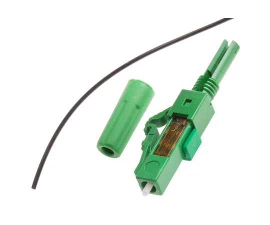 63-6790-82 RS PRO, LC, APC Single Mode Simplex Fibre Optic Connector 9/125μm Fibre Size, ≤ 0.4dB Insertion Loss 121-4206