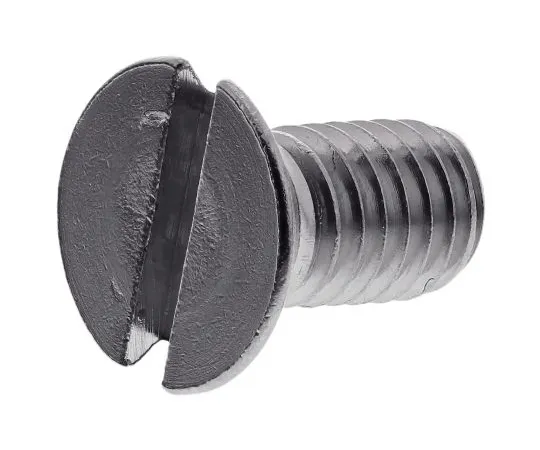 63-6695-56 RS PRO, M6 Countersunk Head, 12mm Stainless Steel Slot A2 304 Plain 527-319