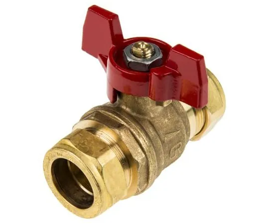 63-6671-46 RS PRO Brass Manual Ball Valve 22 mm BSPP 2 Way 486-378