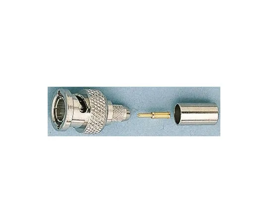 63-7320-83 Telegartner Straight 50Ω Cable Mount BNC Connector, Plug, Nickel, Crimp Termination, RD316 CMRD6055