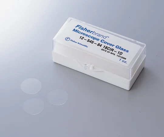 2-5375-01　［Discontinued］Round Cover Glass (Common for Cell Growth) Φ12mm 660 Pieces　12-545-82