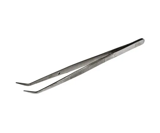 63-6700-75 RS PRO 150, Stainless Steel, Fine; Serrated; Bent, Tweezers 545-187