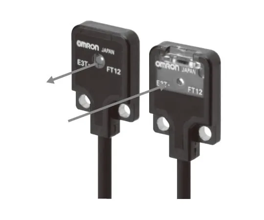 62-4715-40 Photoelectric sensor with built-in amplifier (Ultra-compact / thin) E3T E3T-FT23 2M