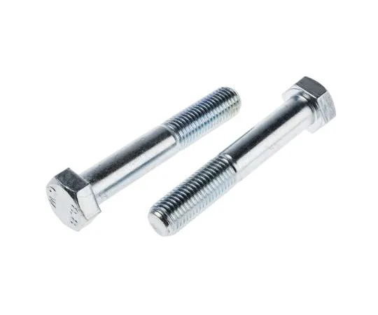 63-6611-09 Clear Passivated, Zinc Steel Hex Bolt, M20 x 120mm 277-575
