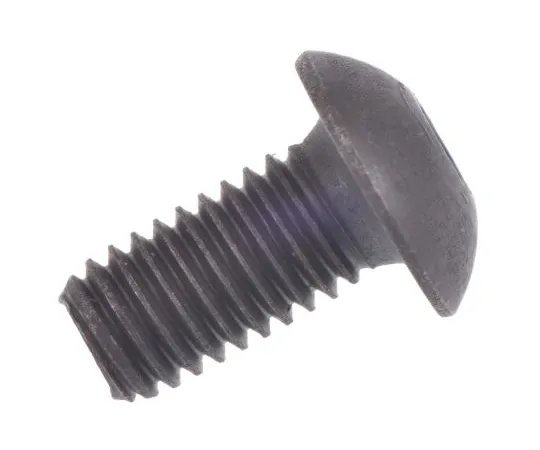 63-6612-70 RS PRO M5 x 10mm Hex Socket Button Screw Black, Self-Colour Steel 281-259