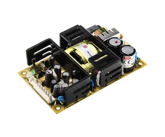 63-6580-87 Mean Well 75W Embedded Switch Mode Power Supply SMPS, 15V dc, Open Frame 200-055