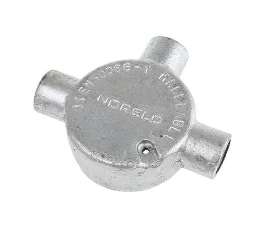 63-6598-50 RS PRO T Piece Cable Conduit Fitting, 20mm nominal size 228-873