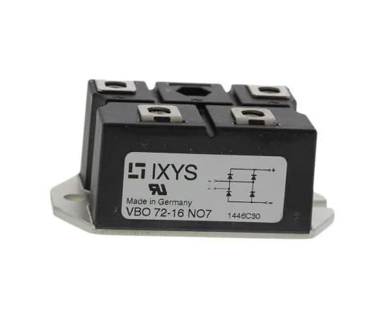 63-7351-95 IXYS VBO72-16NO7, Bridge Rectifier Module, 72A 1600V, 4-Pin PWS D VBO72-16NO7