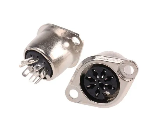 63-6674-49 RS PRO 8 Pole Din Socket, 1A, 100 V ac, Push Lock 491-106