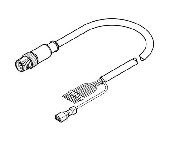63-6997-35 Festo Cable Lead NEBM-M12G8-E-10-Q5-LE6