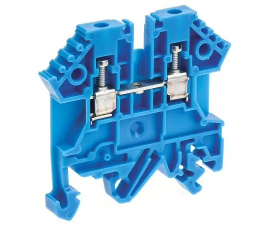 63-6729-80 RS PRO Blue Standard Din Rail Terminal, 22 → 12 AWG, 0.2 → 2.5mm², 800 V 802-783