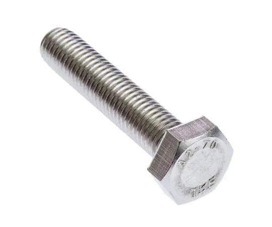 63-6692-92 Plain Stainless Steel Hex M10 x 50mm Set Screw 520-302