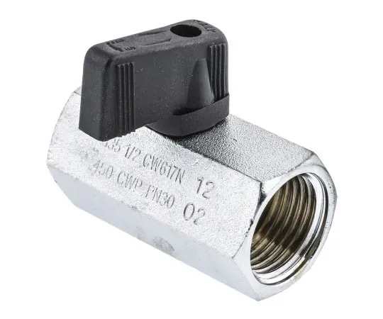 63-6671-43 RS PRO Chrome Plated Brass Hydraulic Ball Valve G 1/2 486-350