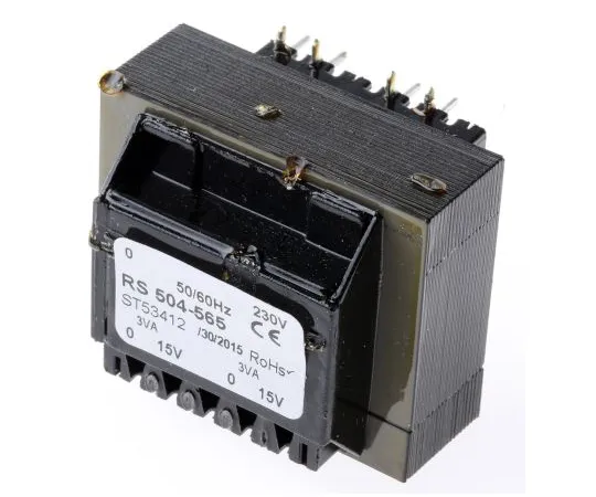 63-6680-51 15V ac 2 Output Through Hole PCB Transformer, 6VA 504-565