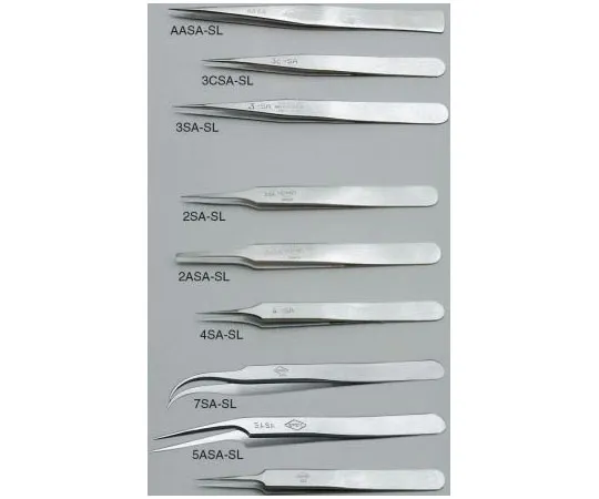 63-7336-32 Erem by Weller 120 mm, Anti-Magnetic Stainless Steel, Straight; Pointed, Anti-Acid Tweezers 3SASL