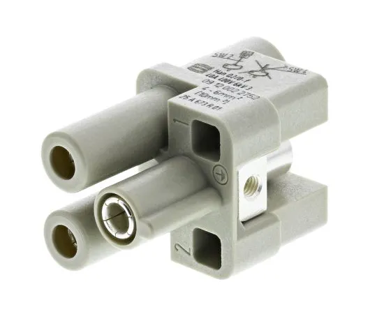 63-6707-74 Connector Housing Han Q Series Female 3 Pole 40 A 830 V 09120022752