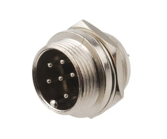 63-6777-55 RS PRO Panel Mount Connector, 6 Contacts, Miniature Connector 111-5764