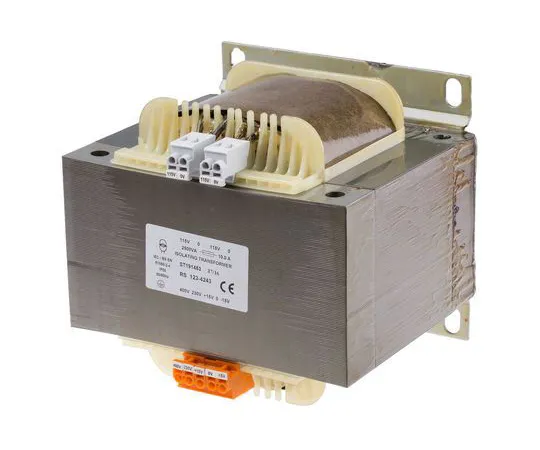 63-6891-55 RS PRO 2500VA Isolation Transformer, 15 → 400V ac Primary, 115V ac Secondary 123-4243