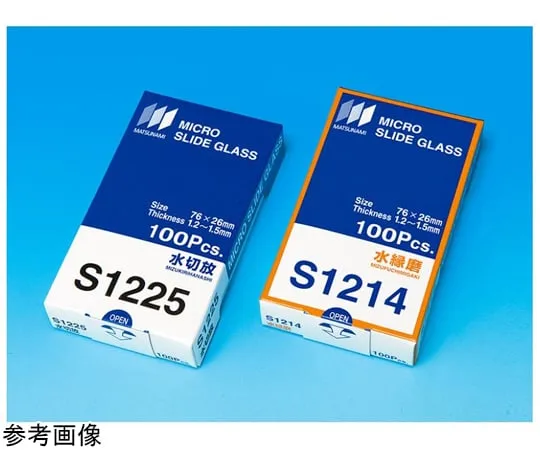 67-8064-54 Slide Glass Water Edge Polished 100 Sheets S1215