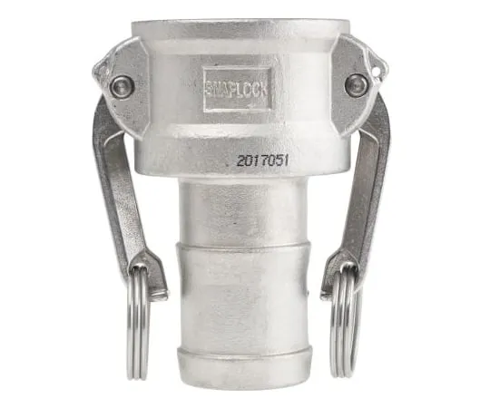 63-6616-60 Straight Male Hose Coupling 1-1/2in Part C Cam & Groove Coupler, Stainless Steel 307-229